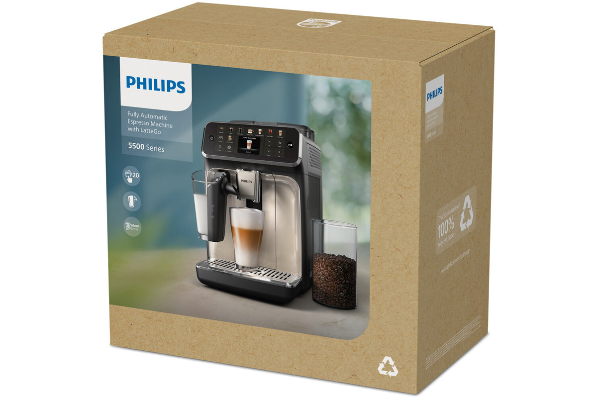 Philips 5500 series Helautomatisk Espressomaskin EP5547/90 LatteGo