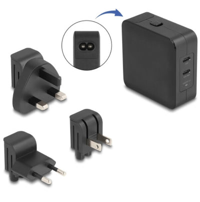 DeLOCK 41443 mobilladdare Universal Svart AC inomhus