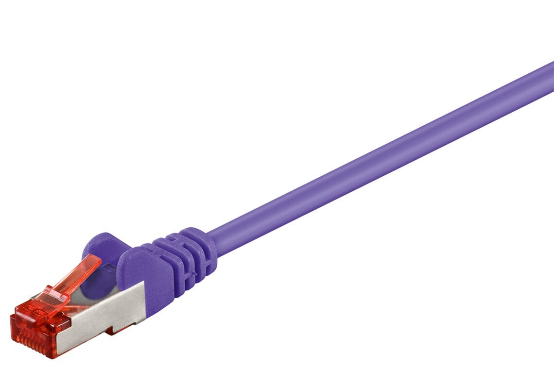 Goobay 93541 nätverkskablar Violett 3 m Cat6 S/FTP (S-STP)