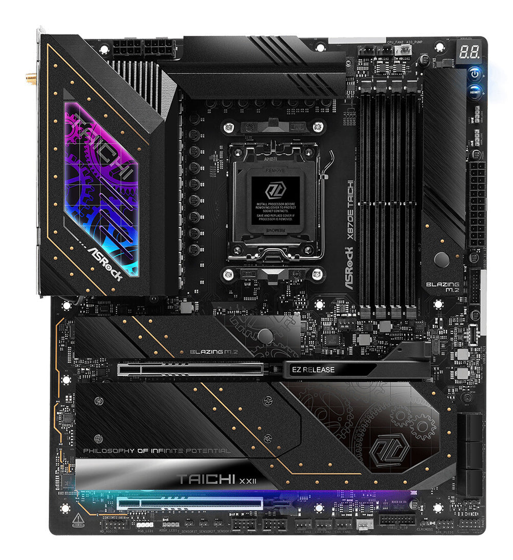 Asrock X870E Taichi AMD X870E AM5-sockel Utökad ATX