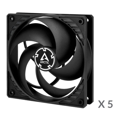 ARCTIC P12 Value Pack Datorväska Fan 12 cm Svart