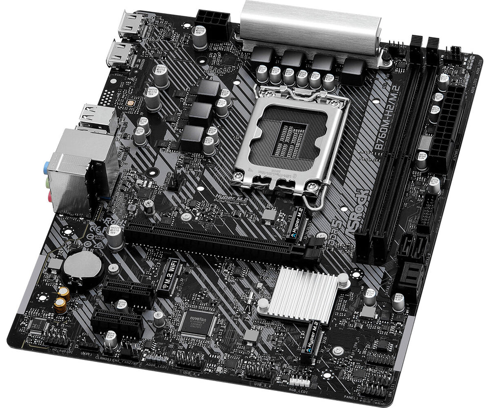 Asrock B760M-H2/M.2 Intel B760 LGA 1700 micro ATX