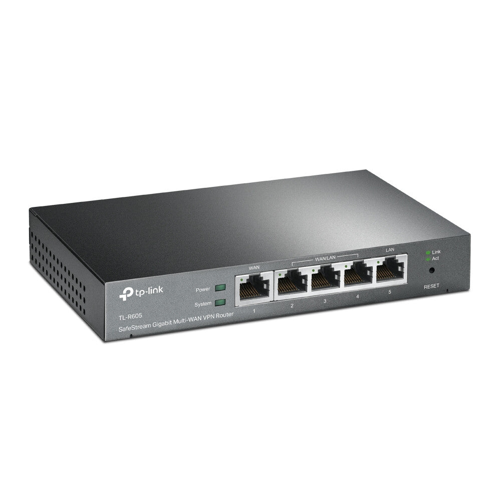 TP-Link TL-R605 kabelansluten router Gigabit Ethernet Svart