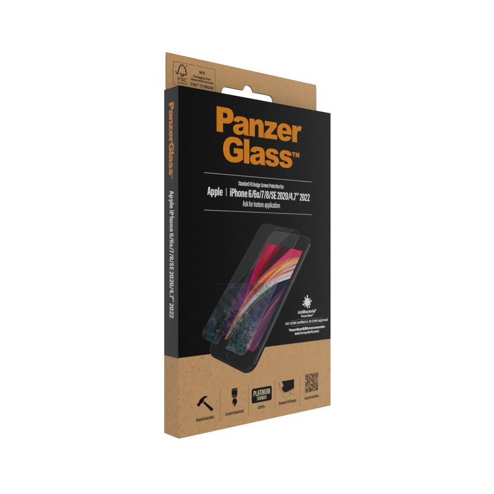 PanzerGlass 2684 skärm- och baksidesskydd till mobiltelefon Genomskinligt skärmskydd Apple 1 styck