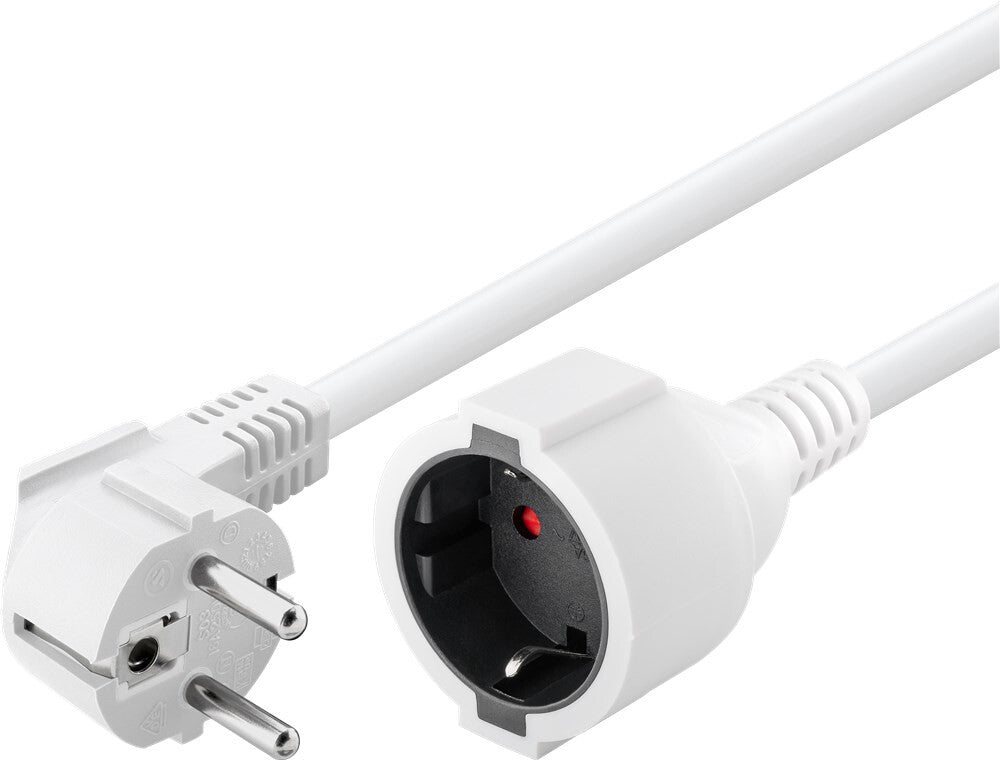 Goobay 93089 strömkablar Vit 10 m Strömkontakt typ F
