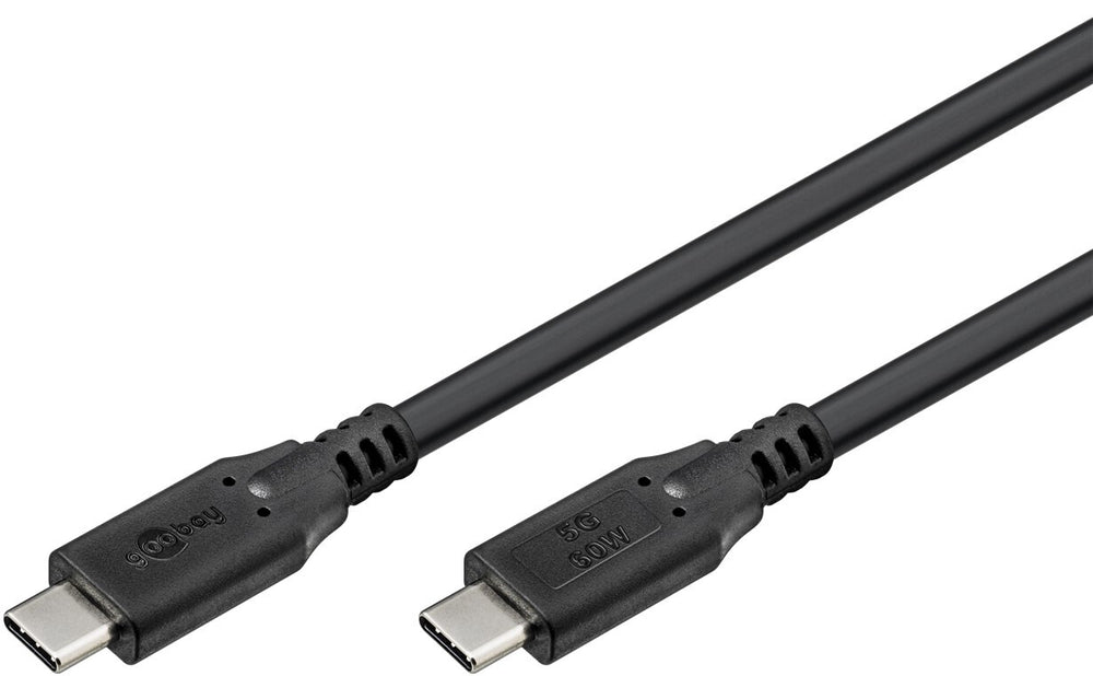 Goobay 74728 USB-kablar USB 3.2 Gen 1 (3.1 Gen 1) 2 m USB C Svart
