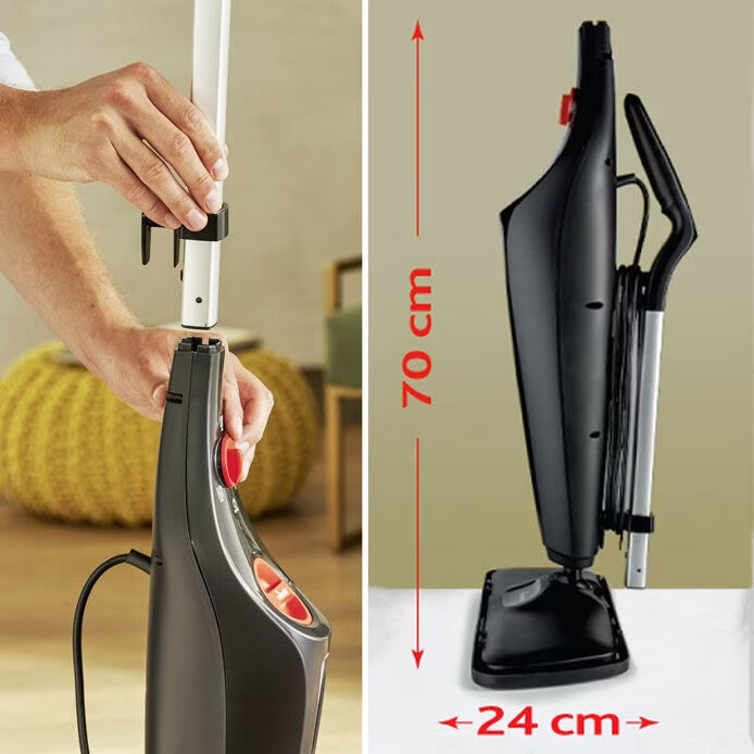 Vileda Steam XXL Plus Bärbar ångtvätt 0,4 l 1550 W Svart