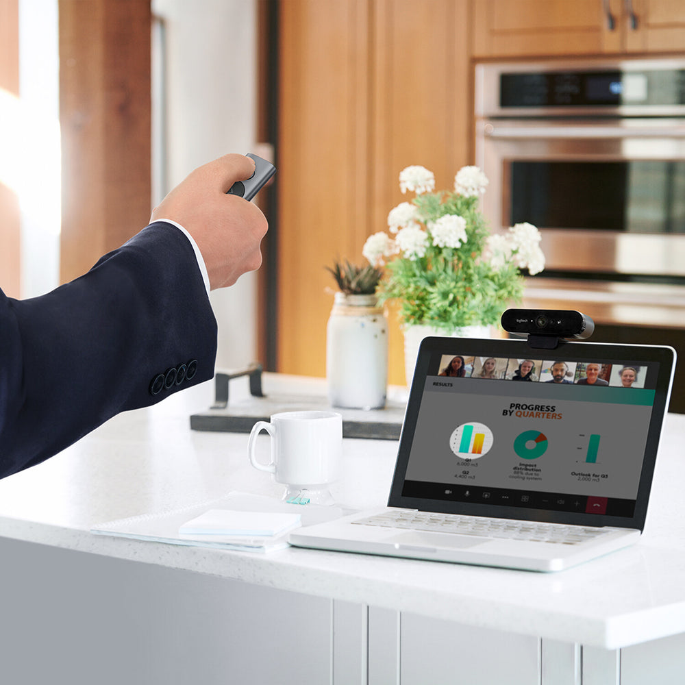 Logitech 910-004861 trådlösa presentatörer Bluetooth/RF Grå