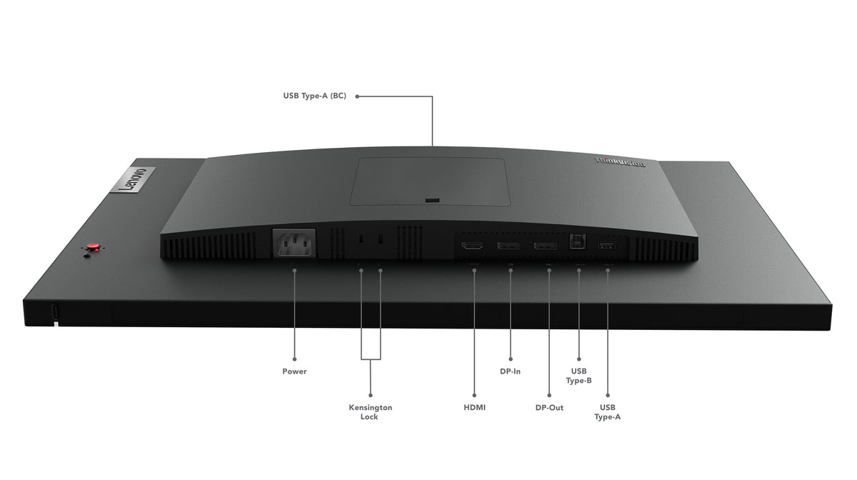 Lenovo ThinkVision P24q-30 LED display 60,5 cm (23.8") 2560 x 1440 pixlar Quad HD Svart