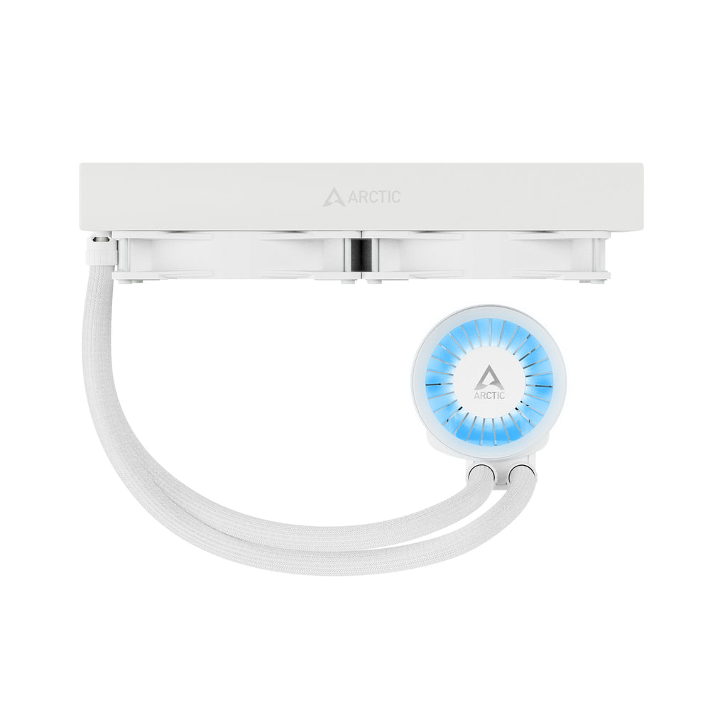 ARCTIC Liquid Freezer III 280 A-RGB Processor Allt-i-ett vätskekylare 14 cm Vit 1 styck
