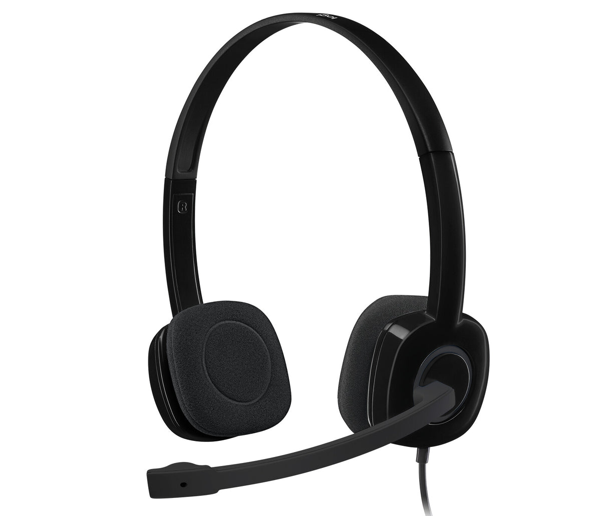 Logitech 981-000589 hörlur och headset Kabel Huvudband Kontor/callcenter Svart