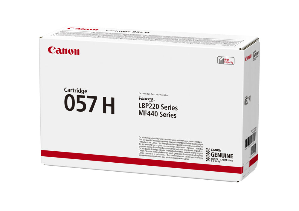 Canon i-SENSYS 057H Tonerkassett 1 styck Original Svart