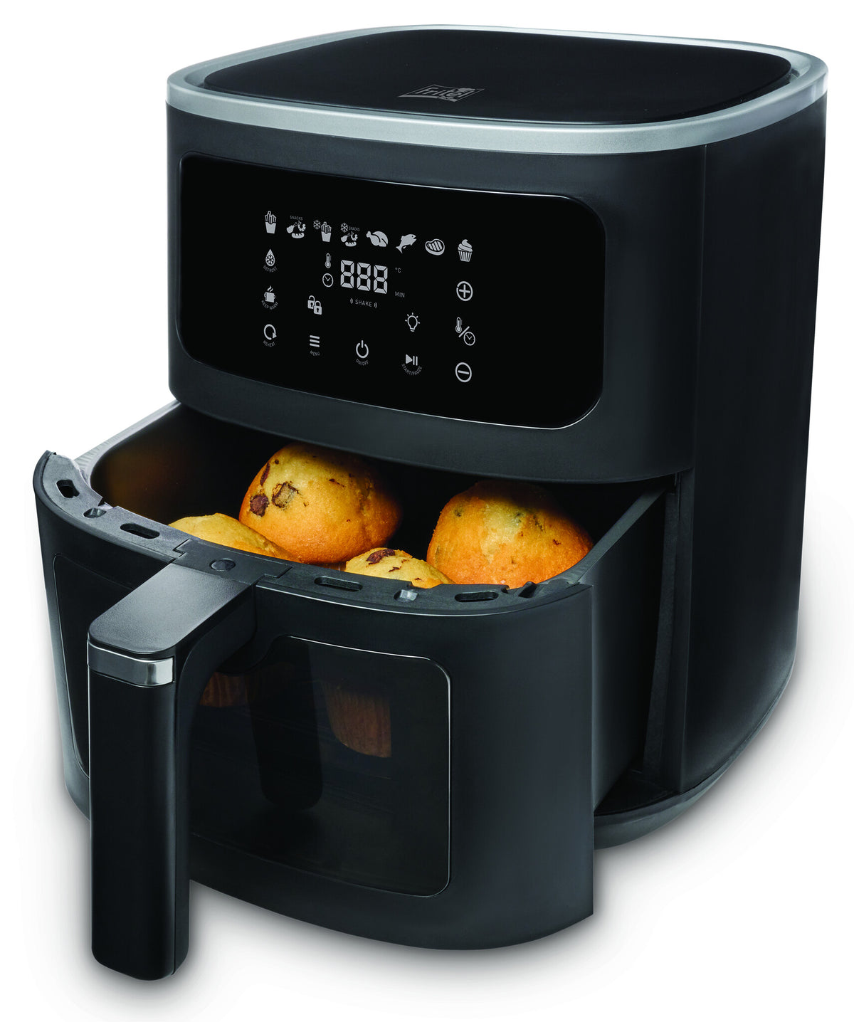 Fritel SnackTastic ST 7520 Single 6 l Fristående 1500 W Varmluftsfritös Svart