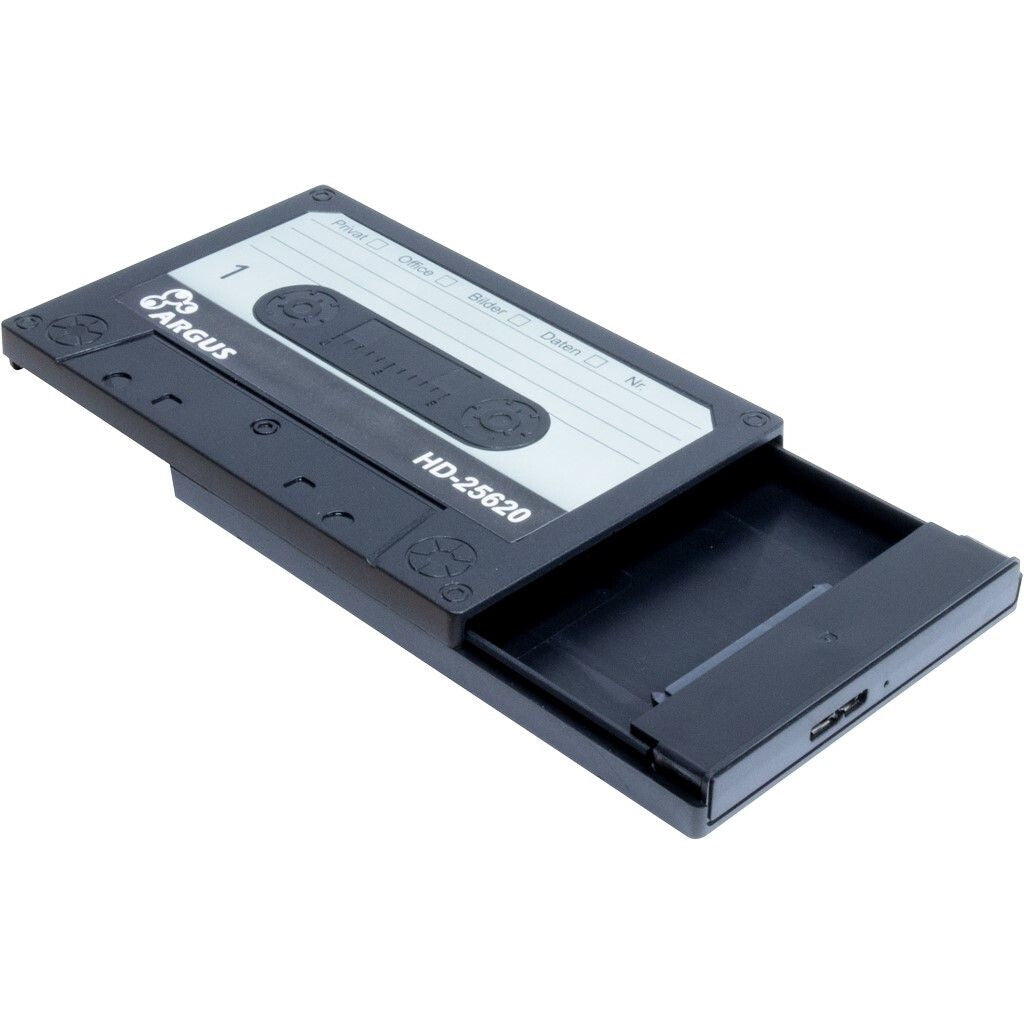 Inter-Tech HD-25620 HDD-hölje Svart, Vit 2.5"