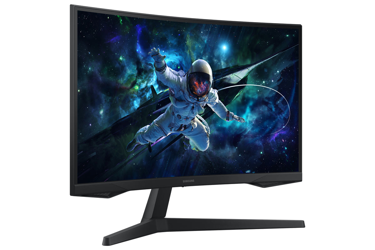 Samsung G55C platta pc-skärmar 68,6 cm (27") 2560 x 1440 pixlar Wide Quad HD LED Svart