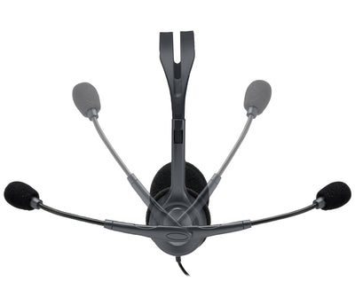 Logitech 981-000593 hörlur och headset Kabel Huvudband Kontor/callcenter Grå