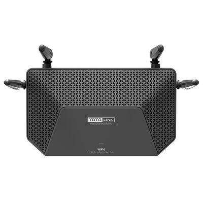 TOTOLINK X2000R trådlös router Gigabit Ethernet Dual-band (2,4 GHz / 5 GHz) Svart