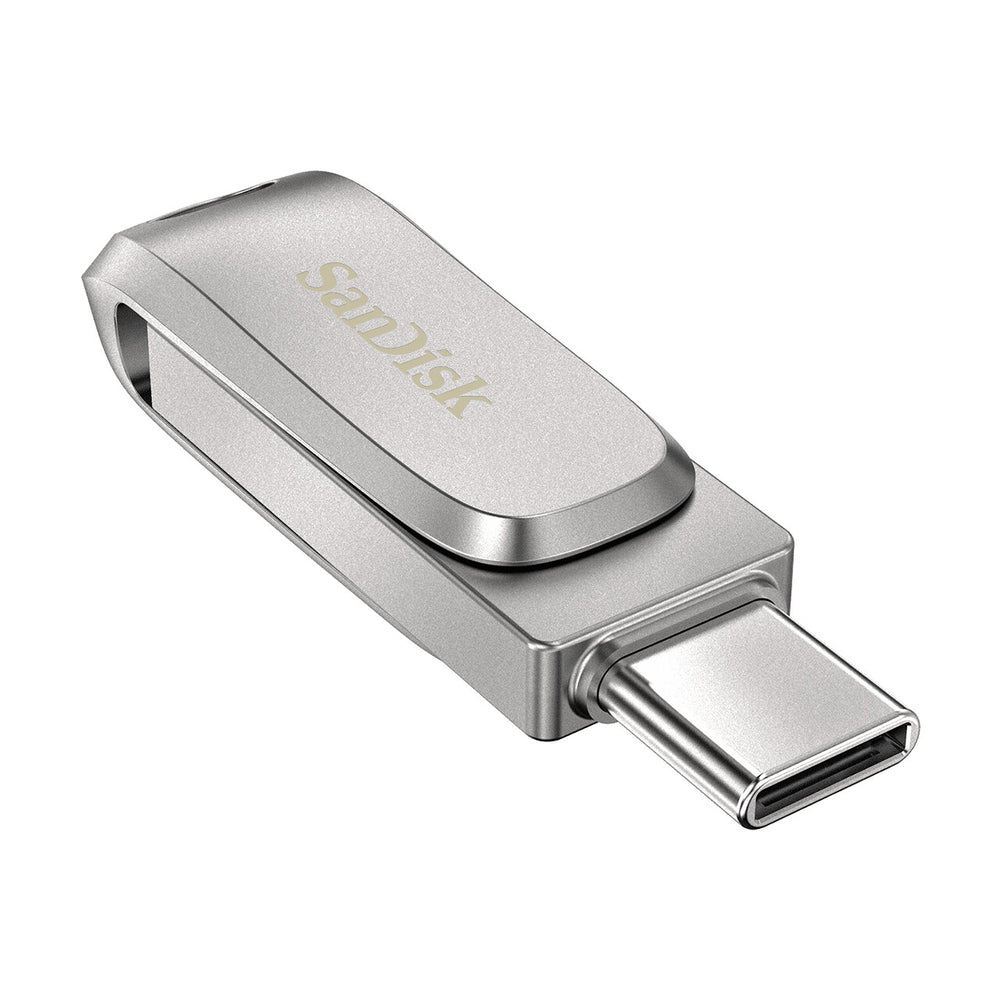 SanDisk Ultra Dual Drive Luxe USB-sticka 128 GB USB Type-A / USB Type-C 3.2 Gen 1 (3.1 Gen 1) Rostfritt stål