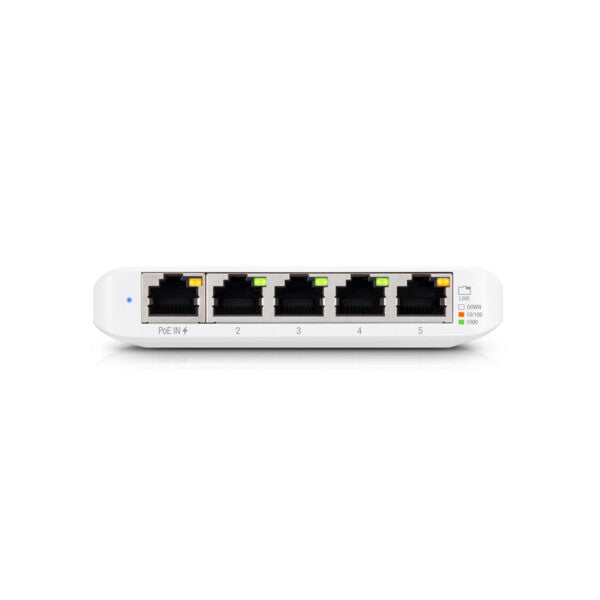Ubiquiti UniFi USW Flex Mini hanterad Gigabit Ethernet (10/100/1000) Strömförsörjning via Ethernet (PoE) stöd Vit