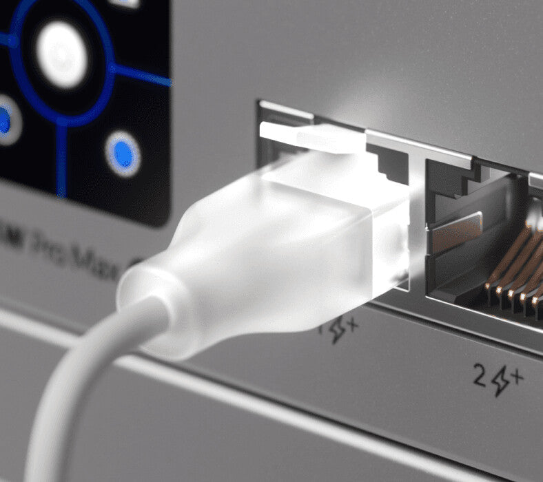 Ubiquiti UACC-Cable-Patch-EL-0.15M-W-24 nätverkskablar Translucent, Vit 0,15 m Cat6