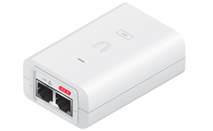 Ubiquiti POE-24-12W-WH PoE-adapters 24 V