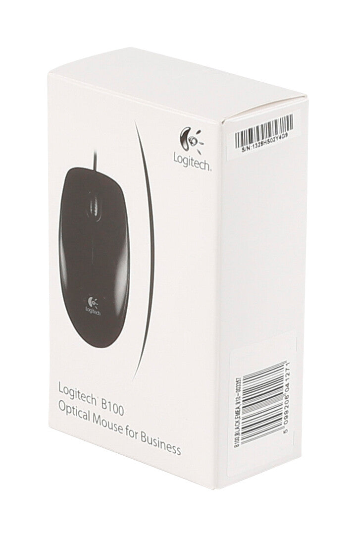 Logitech B100 datormöss Kontor Ambidextrous USB Type-A Optisk 800 DPI