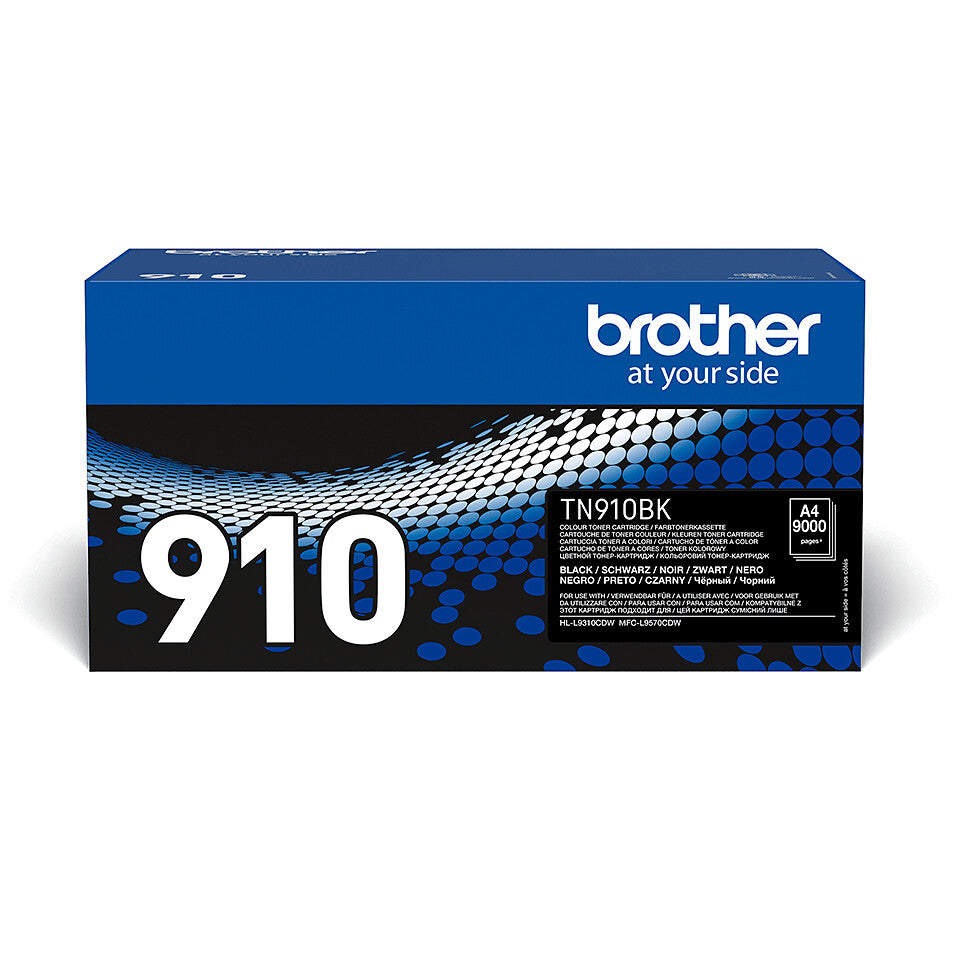 Brother TN-910BK Tonerkassett 1 styck Original Svart