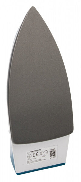 Esperanza TRAVEL IRON SMOOTHER Torrstrykjärn Strysula non-stick 1200 W Blå, Vit