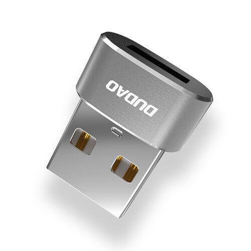 DUDAO L16AC USB-C to USB adapter Grå