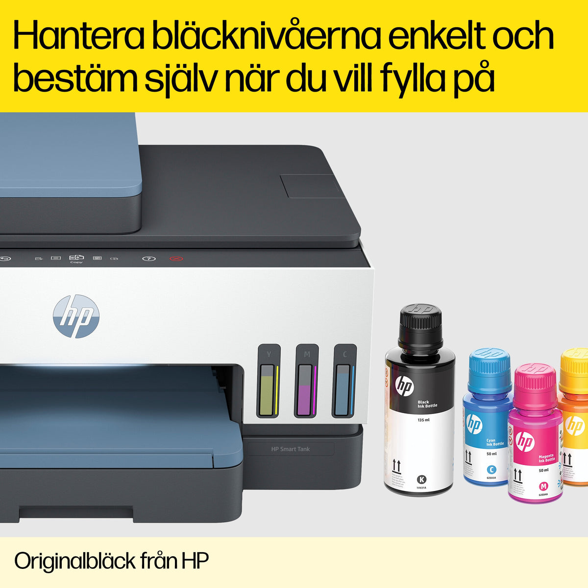 HP GT53XL 135 ml svart originalbläckflaska