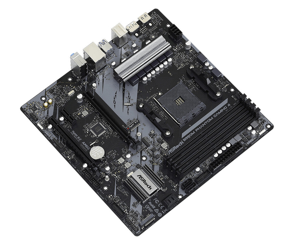 Asrock B550M Phantom Gaming 4 AMD B550 Uttag AM4 micro ATX