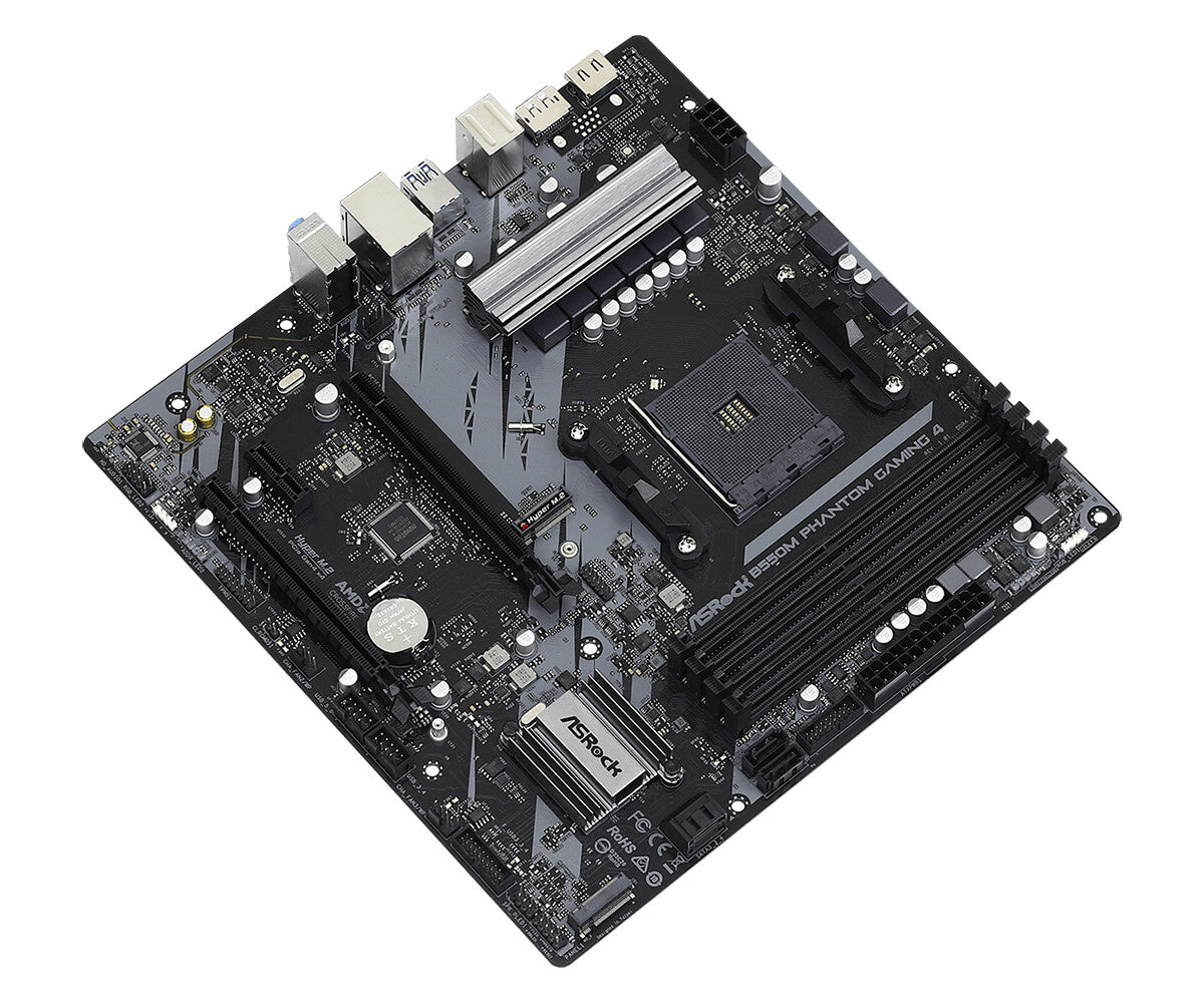 Asrock B550M Phantom Gaming 4 AMD B550 Uttag AM4 micro ATX