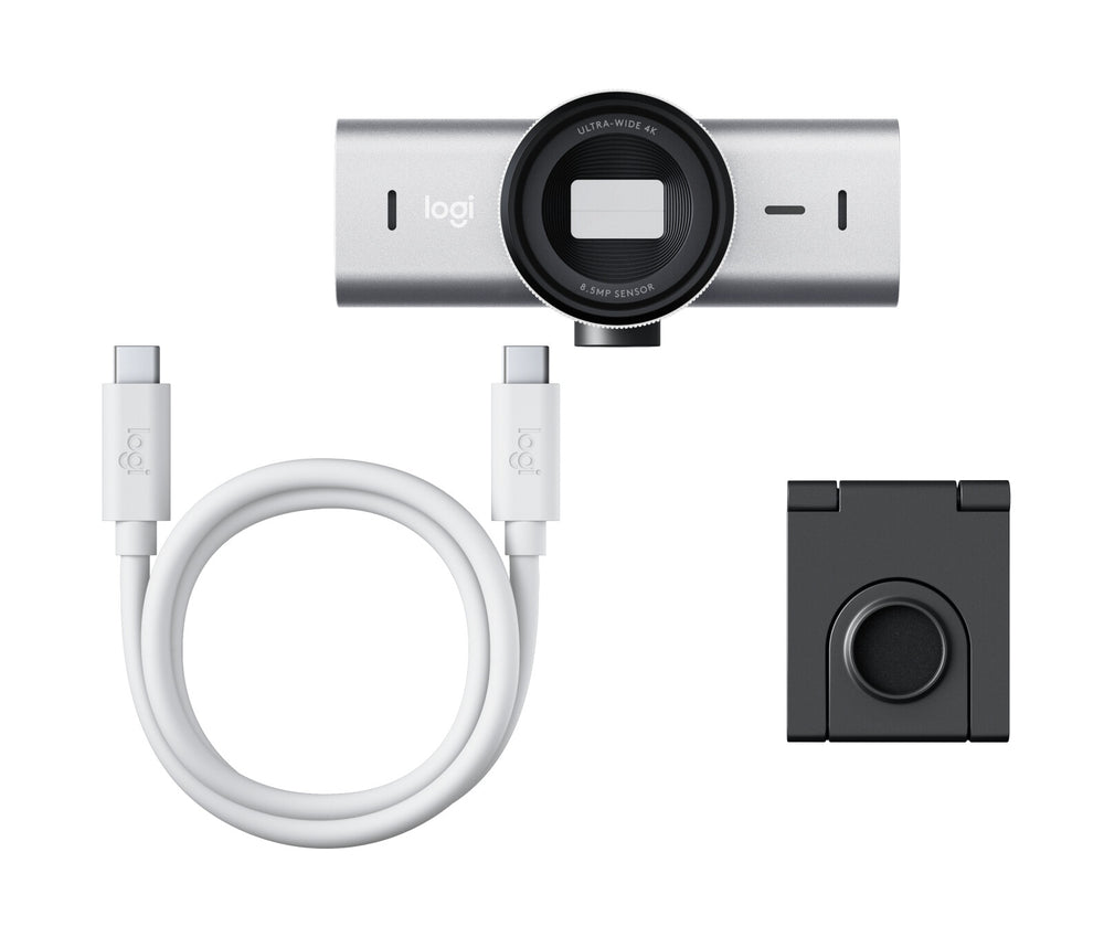 Logitech 960-001554 webbkameror 3840 x 2160 pixlar USB 3.2 Gen 1 (3.1 Gen 1) Grå