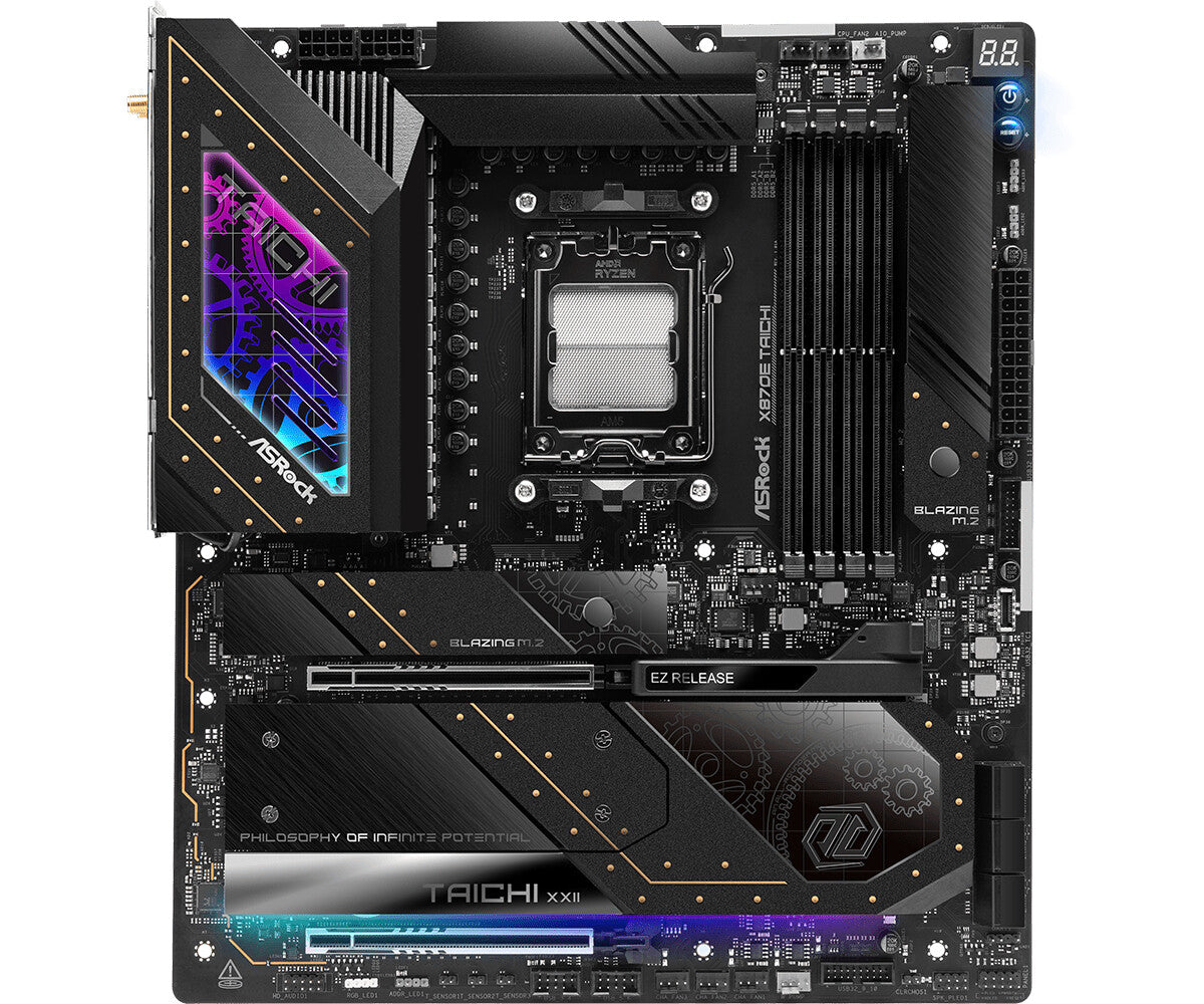 Asrock X870E Taichi AMD X870E AM5-sockel Utökad ATX