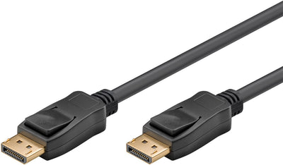 Goobay 61696 DisplayPort-kabel 1 m Svart