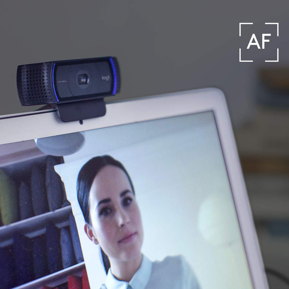 Logitech 960-001055 webbkameror 3 MP 1920 x 1080 pixlar USB 2.0 Svart