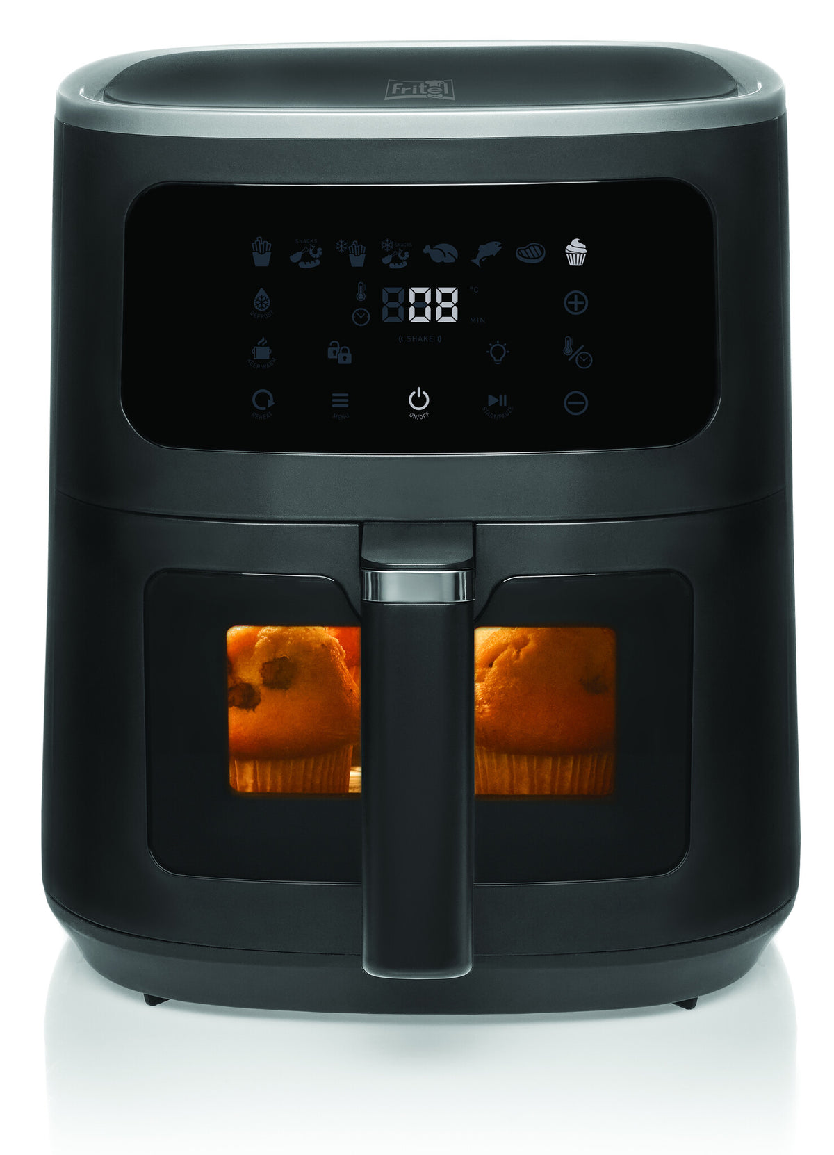 Fritel SnackTastic ST 7520 Single 6 l Fristående 1500 W Varmluftsfritös Svart