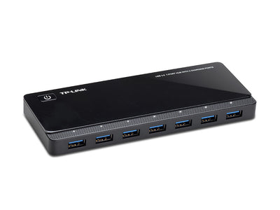 TP-Link UH720 gränssnittshubbar USB 3.2 Gen 1 (3.1 Gen 1) Micro-B 5000 Mbit/s Svart