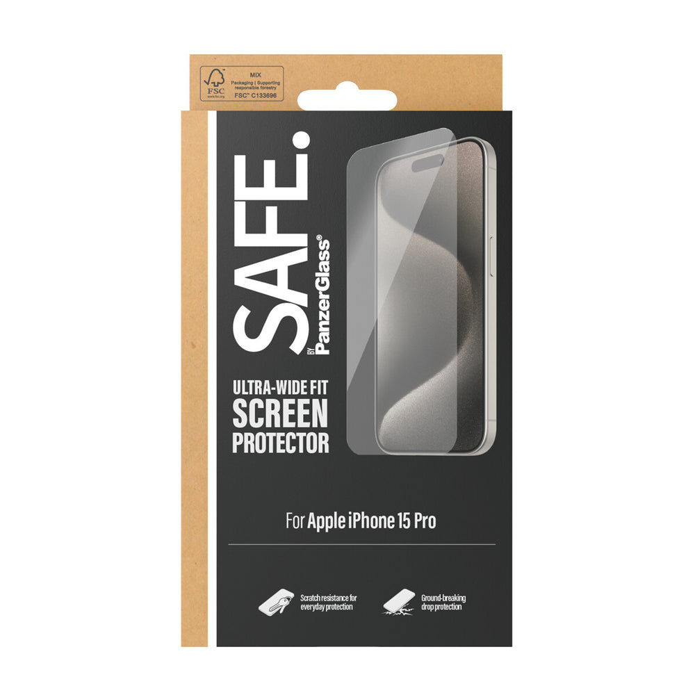 PanzerGlass SAFE. Screen Protector iPhone 2023 6.1
