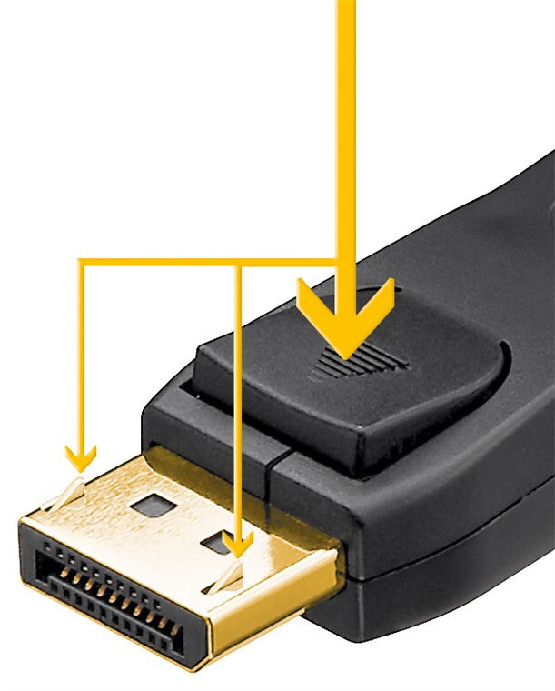Goobay 74754 DisplayPort-kabel 5 m Svart
