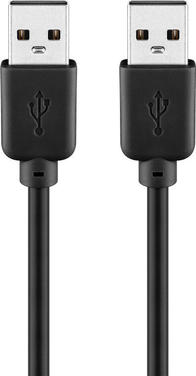 Goobay 93594 USB-kablar USB 2.0 3 m USB A Svart