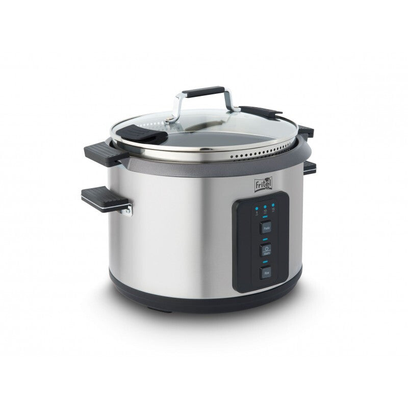 Fritel RC 1377 riskokare 6 l 1100 W Svart, Rostfritt stål