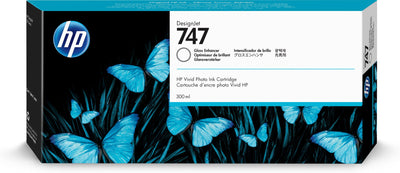 HP 747 300-ml Designjet-bläckpatron med glansförstärkare