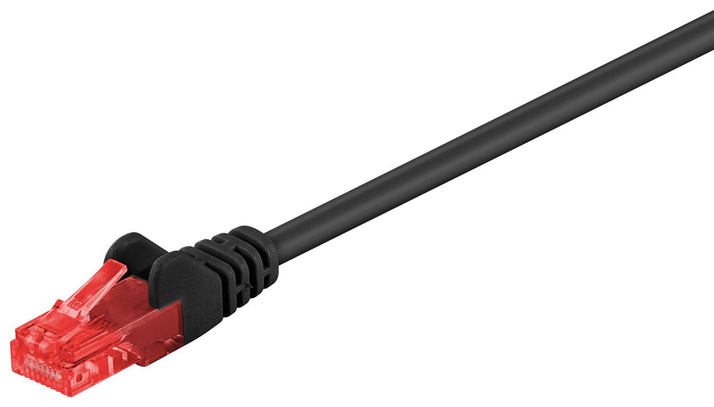 Goobay 68676 nätverkskablar Svart 0,5 m Cat6 U/UTP (UTP)