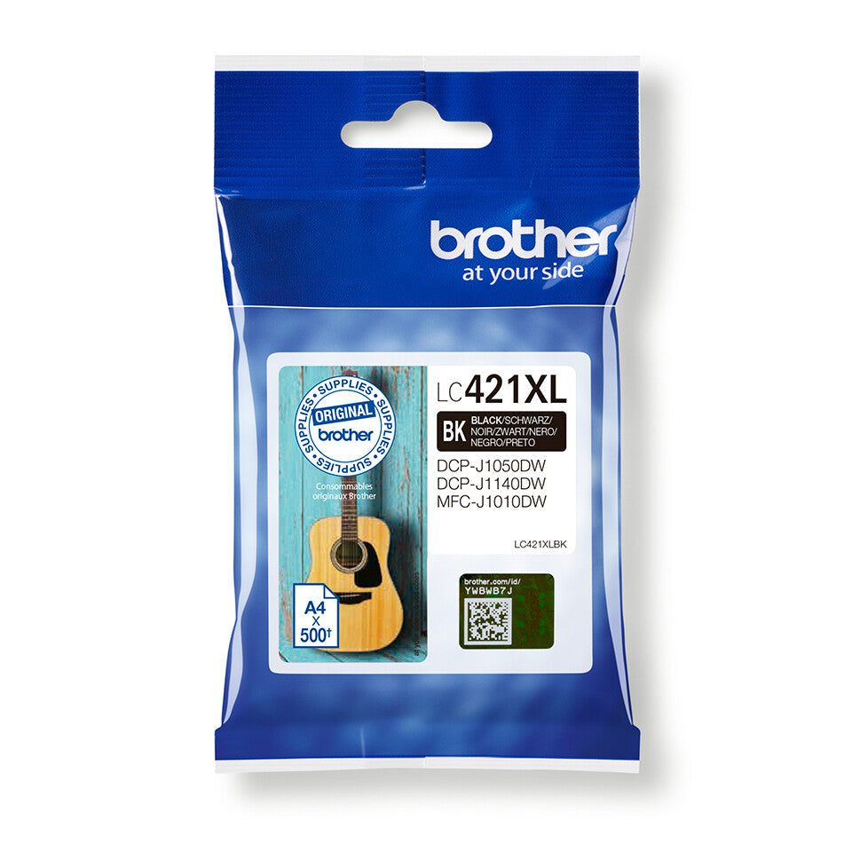Brother LC421XLBK bläckpatroner 1 styck Original Svart