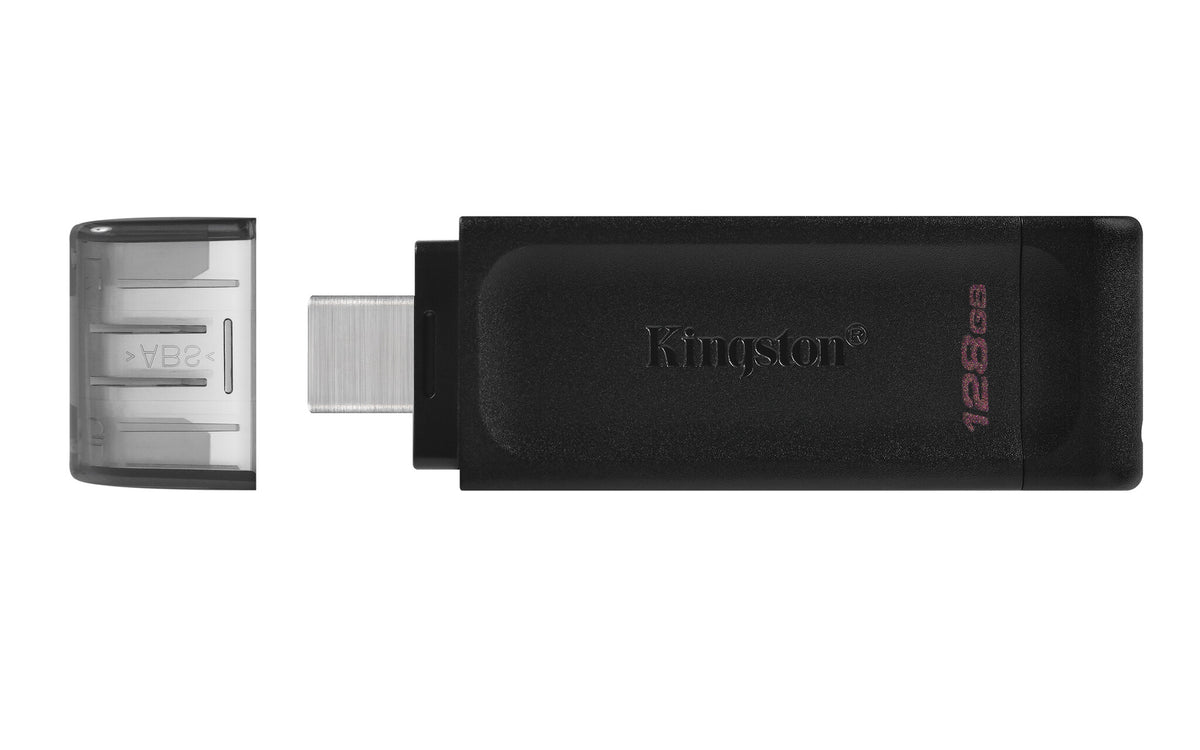 Kingston Technology DataTraveler 70 USB-sticka 128 GB USB Type-C 3.2 Gen 1 (3.1 Gen 1) Svart