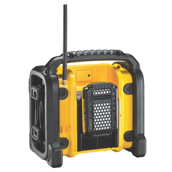 DeWALT DCR020-QW radioapparater Bärbar Digital Svart, Gul