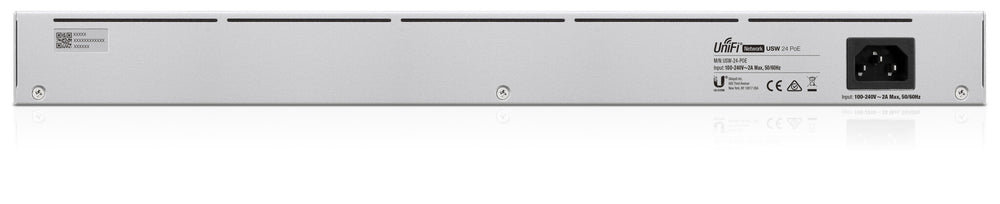 Ubiquiti UniFi 24-Port PoE hanterad L2/L3 Gigabit Ethernet (10/100/1000) Strömförsörjning via Ethernet (PoE) stöd 1U Silver