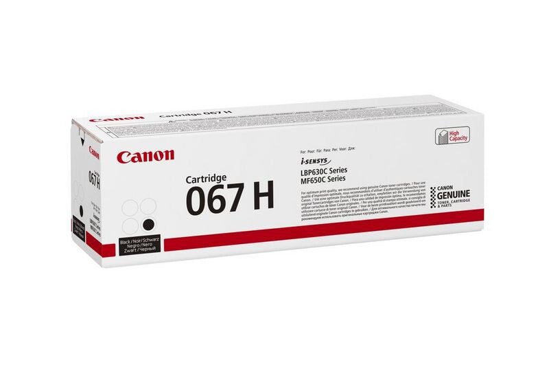 Canon 067H Tonerkassett 1 styck Original Svart