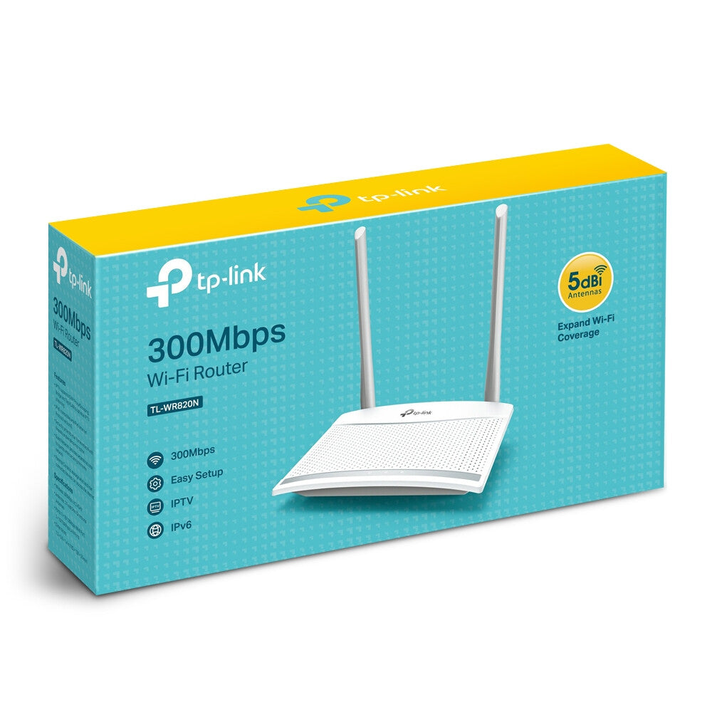 TP-Link TL-WR820N trådlös router Snabb Ethernet Singel-band (2,4 GHz) Vit